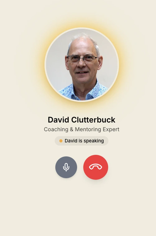 Ask David, an AI clone of Prof. David Clutterbuck