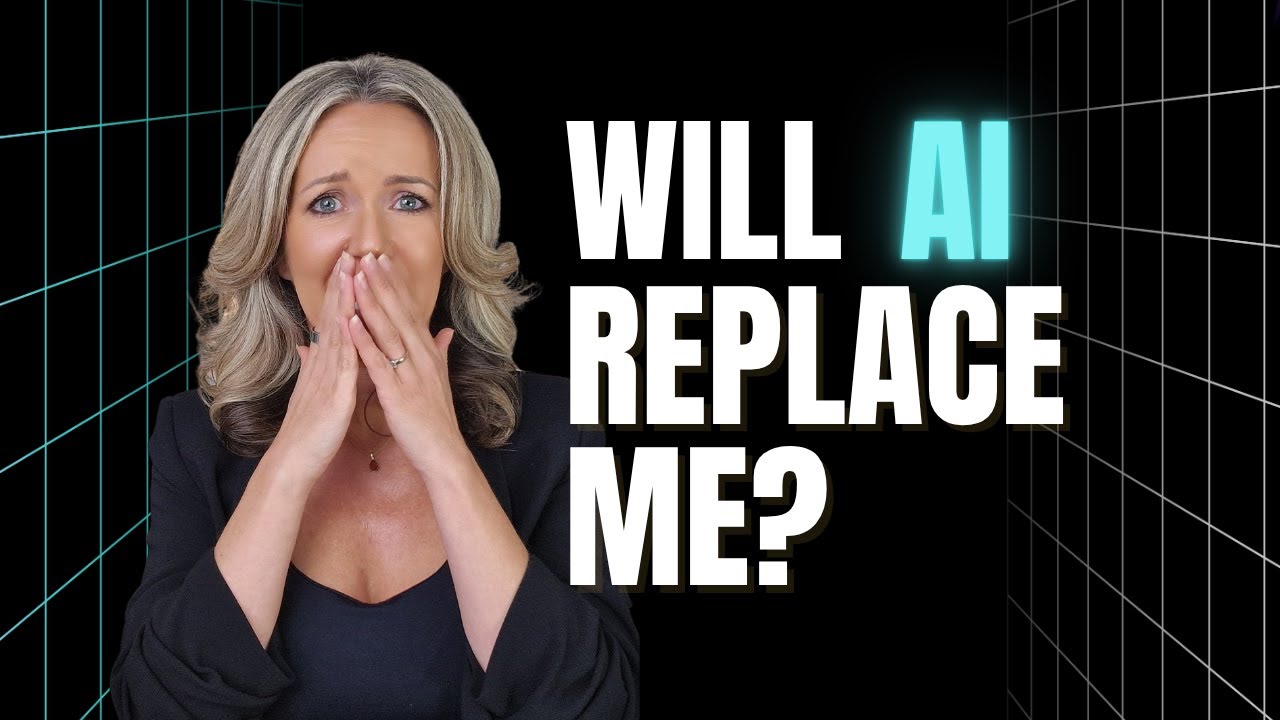 Lucy Gilmour asking 'Will AI replace me?' in her LucyAI build story video